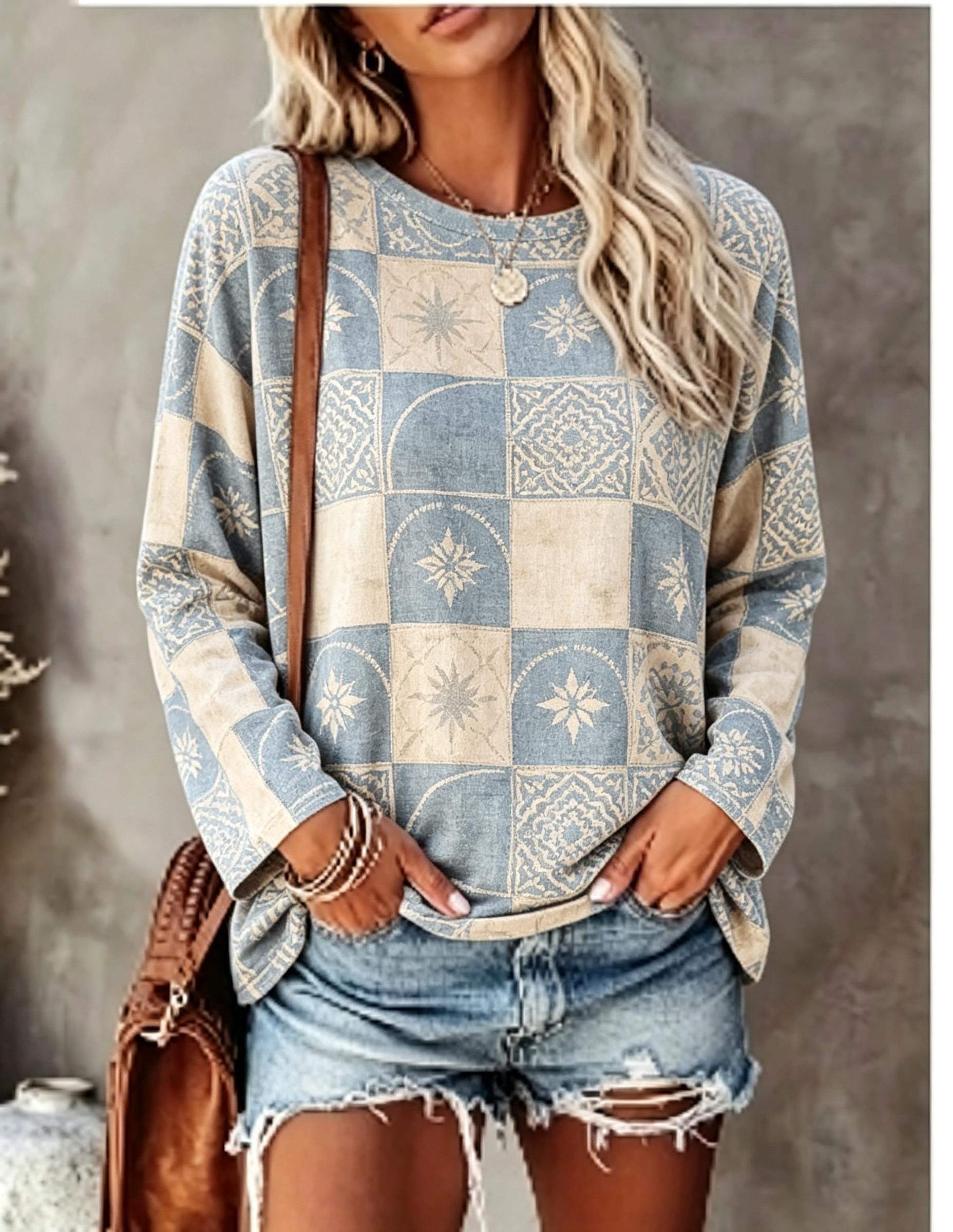 Women Long Sleeve T Shirt Gree - Wallpaper recension och pris