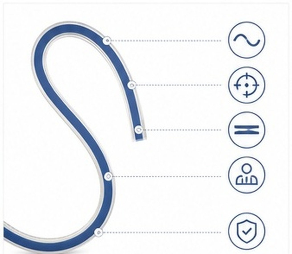 50Cm Snake Curve Ruler Flexibl - Tape Measure recension och pris