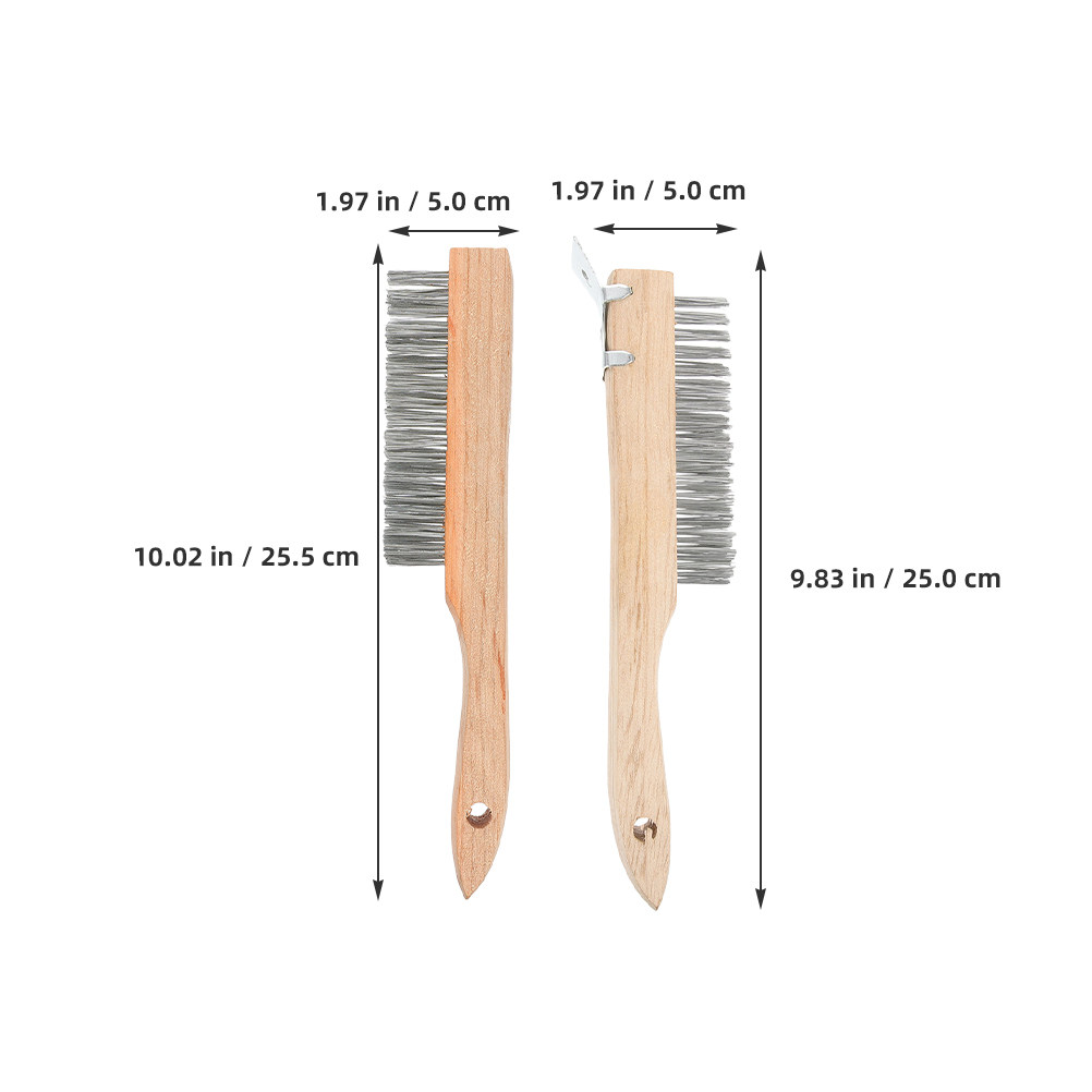 2Pcs Sturdy Steel Wire Brush W - Paint Brush recension och pris