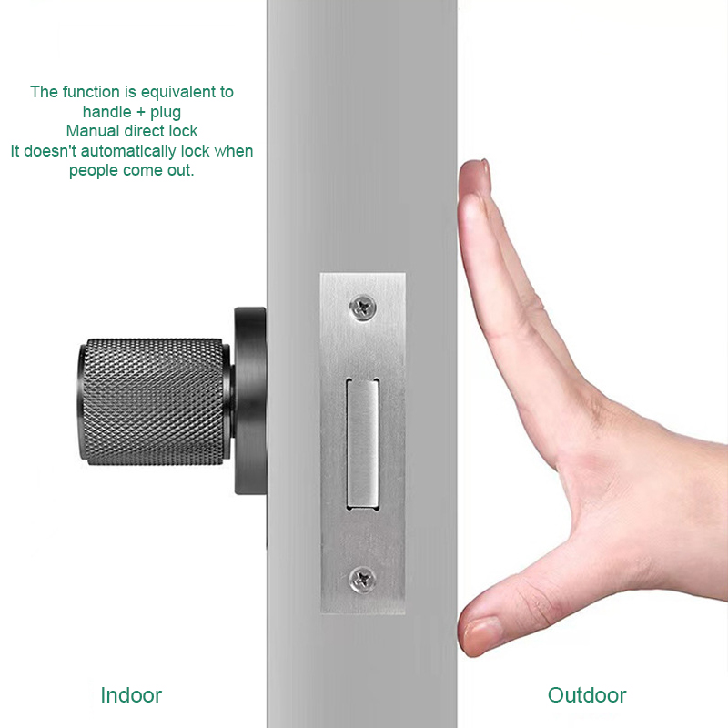 Modern Wooden Gold Silent Roun - Door Handle recension och pris